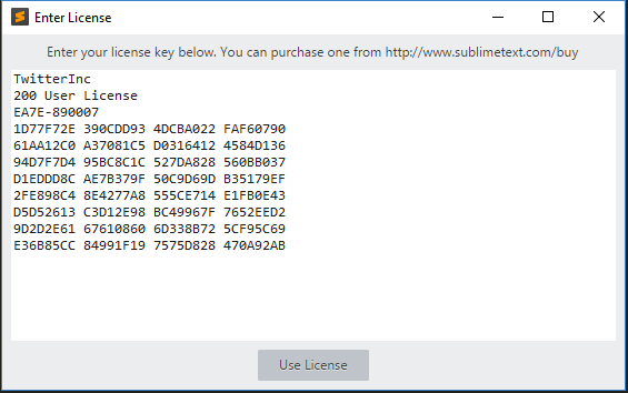 sublime text license generator