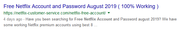 free netflix account